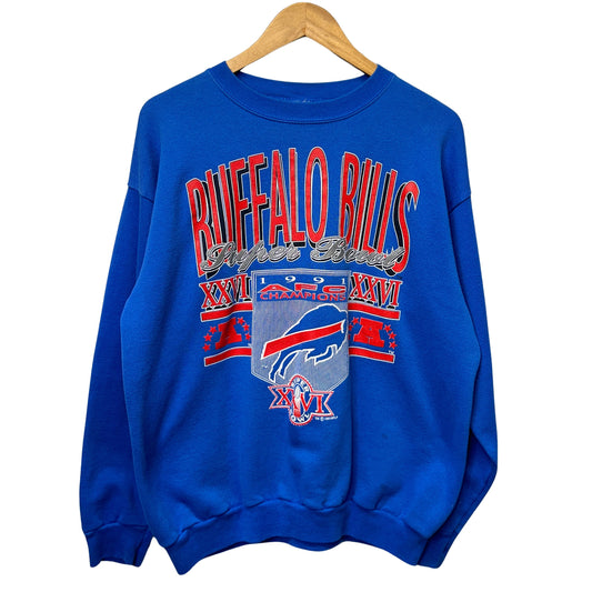 1991 Buffalo Bills Super Bowl AFC Champs Sweatshirt Large