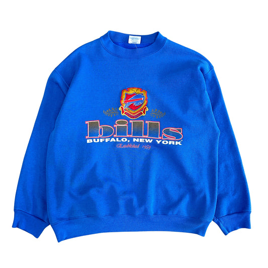 Vintage Buffalo Bills Buffalo NY Crewneck Sweatshirt Size Large