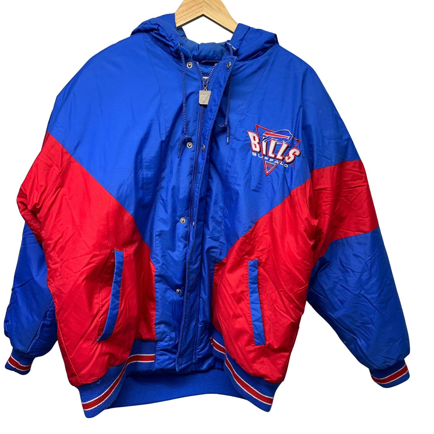 Vintage Buffalo Bills Puffer Jacket Large