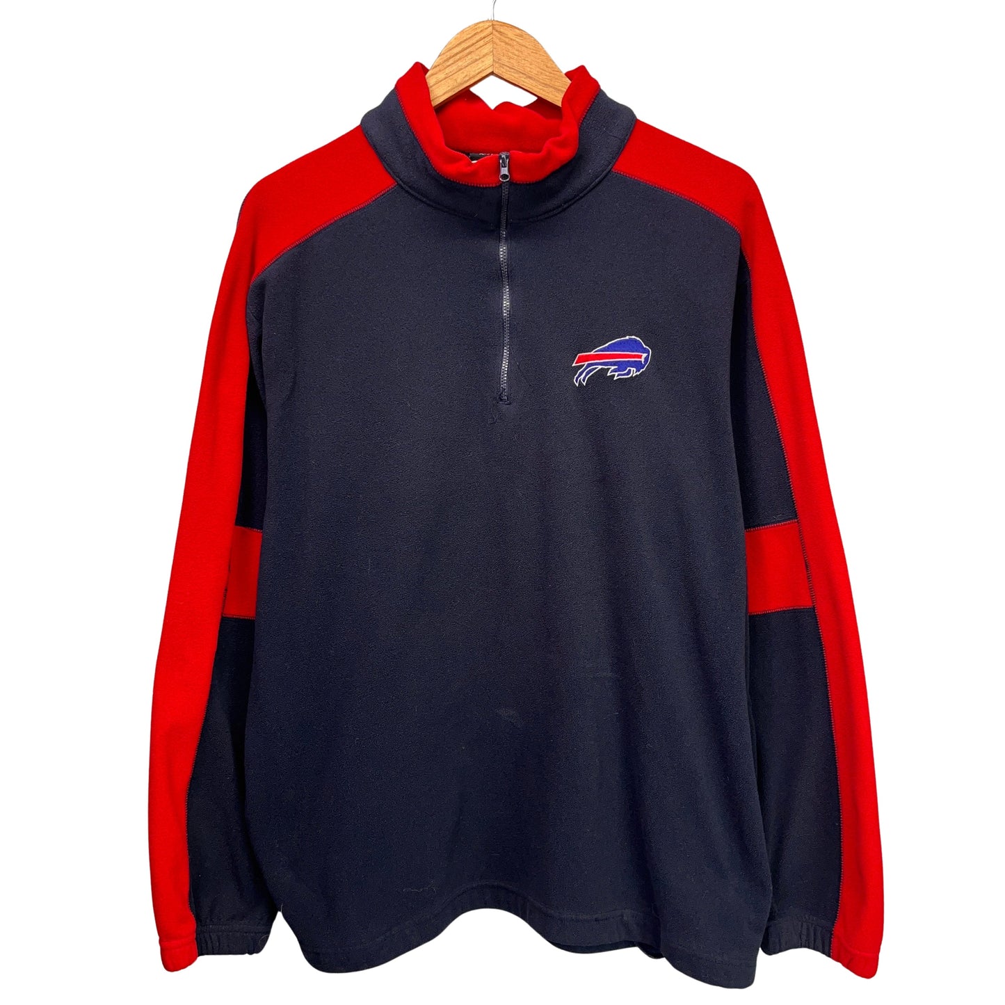 Vintage Buffalo Bills Fleece Pullover Sweatshirt Large