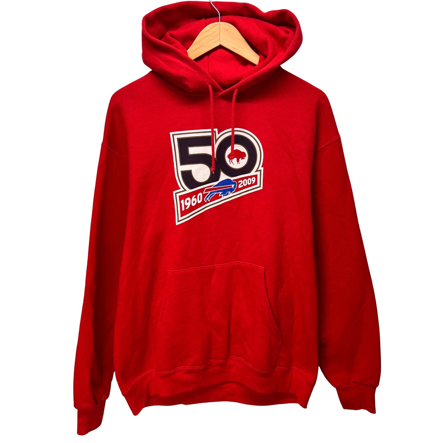 2009 Buffalo Bills 50th Anniversary Hoodie Sweatshirt Medium