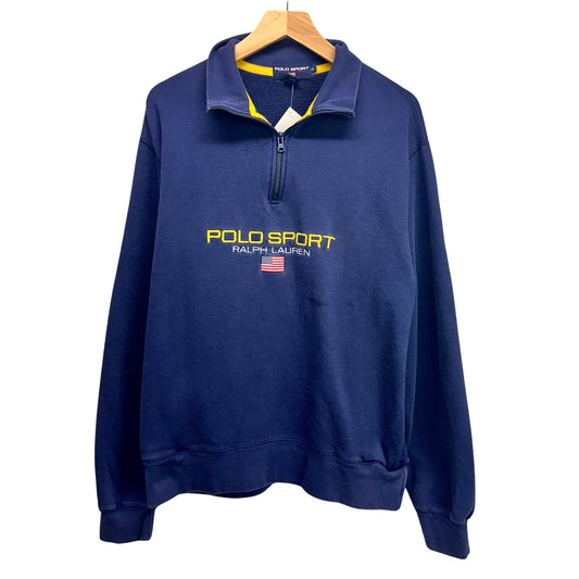 90s Polo Sport Ralph Lauren 1/4 Zip Sweatshirt XL