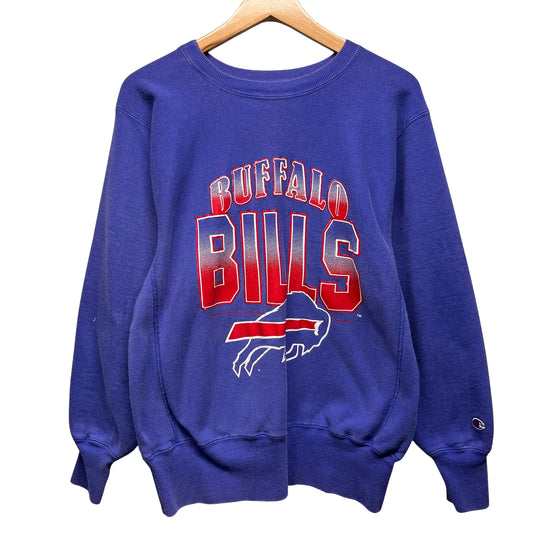 Vintage Buffalo Bills Reverse Weave Crewneck Sweatshirt Medium