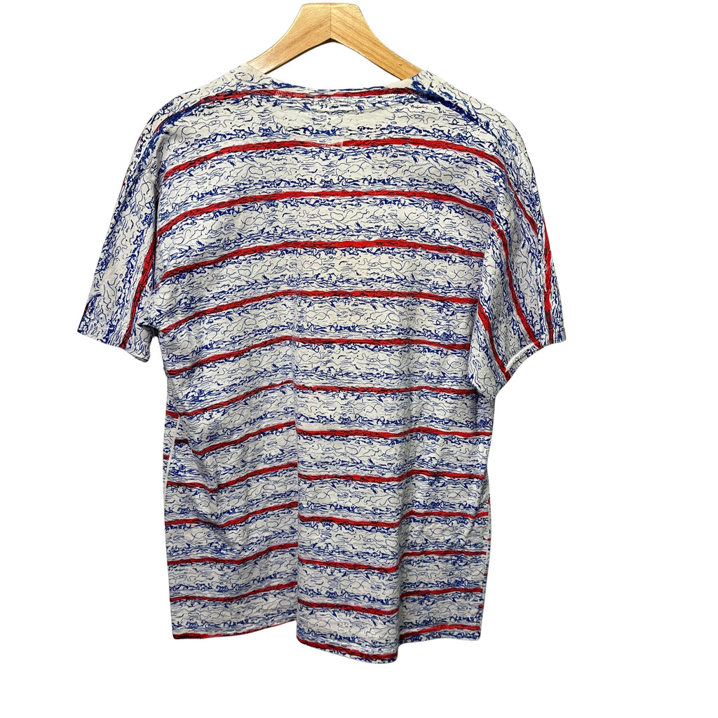 Vintage Buffalo Bills All Over Print Shirt Large