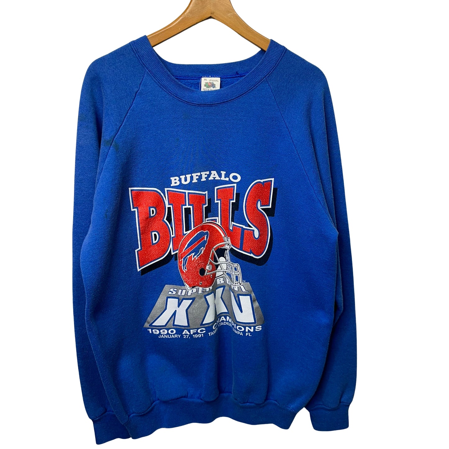 Vintage Buffalo Bills Crewneck Sweatshirt XL