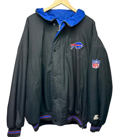 Vintage Buffalo Bills Starter Puffer Jacket 2XL XXL