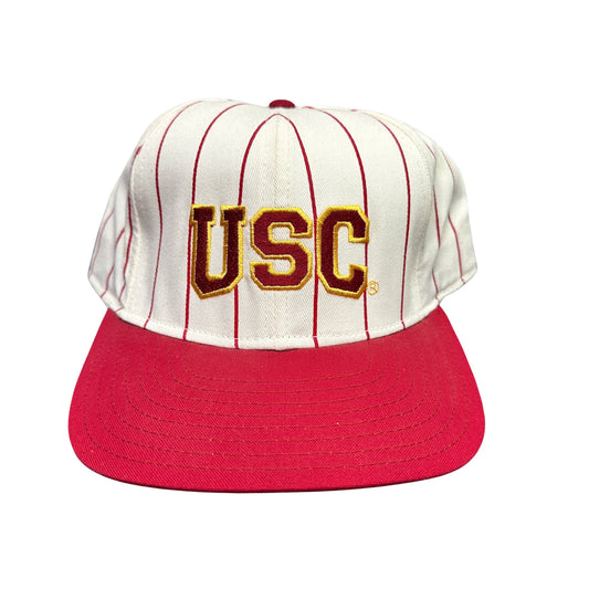 90s USC Pinstripe Snapback Hat