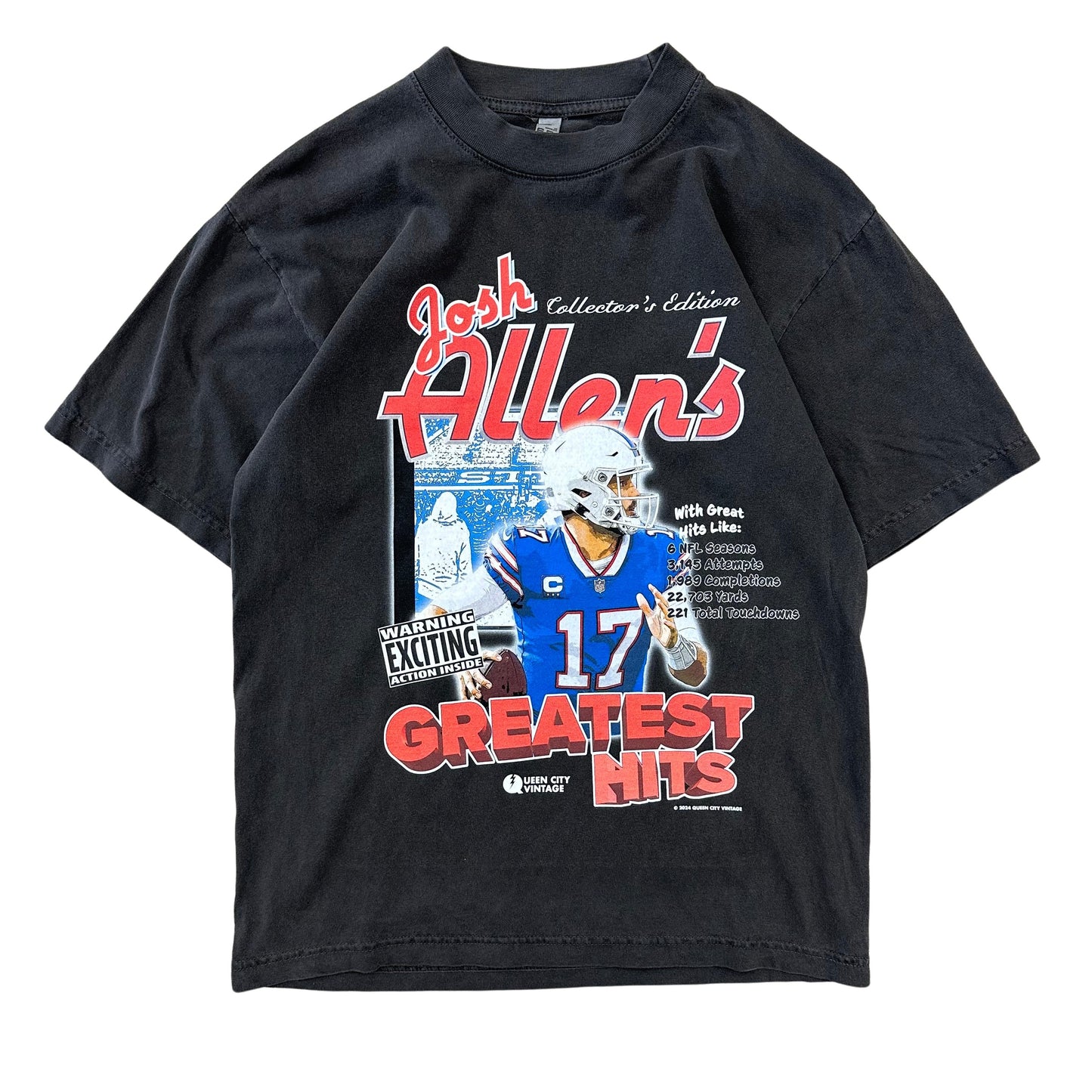 QCV Exclusive Josh Allen’s Greatest Hits Bills Tee Shirt