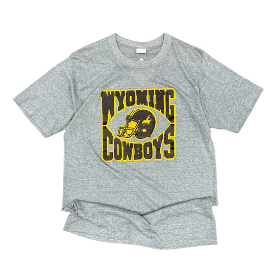 Vintage 80s Wyoming Cowboys T Shirt Medium