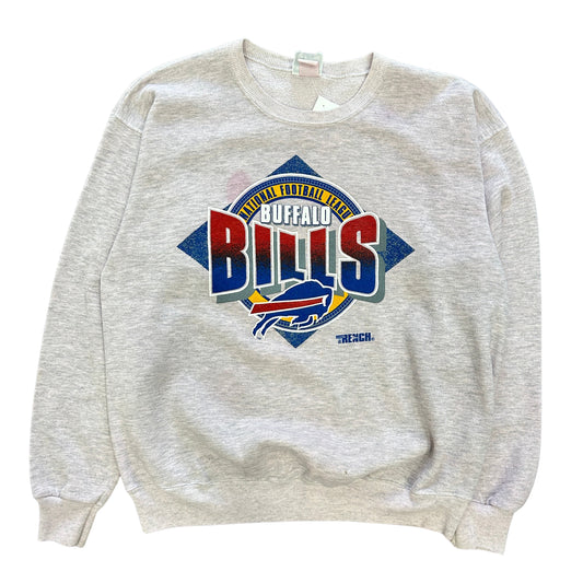 Vintage Buffalo Bills Overdyed Crewneck Sweatshirt Size Large