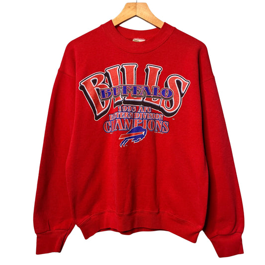 Vintage Buffalo Bills 1995 AFC East Champions Crewneck Sweatshirt Large