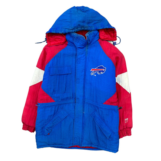 Vintage Buffalo Bills Puffer Parka Jacket Medium