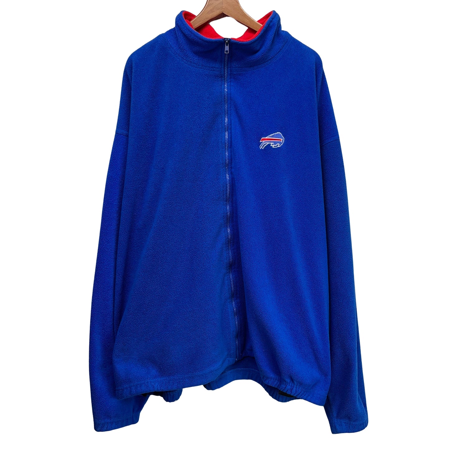 Vintage Buffalo Bills Zip Up Fleece Sweatshirt XXL