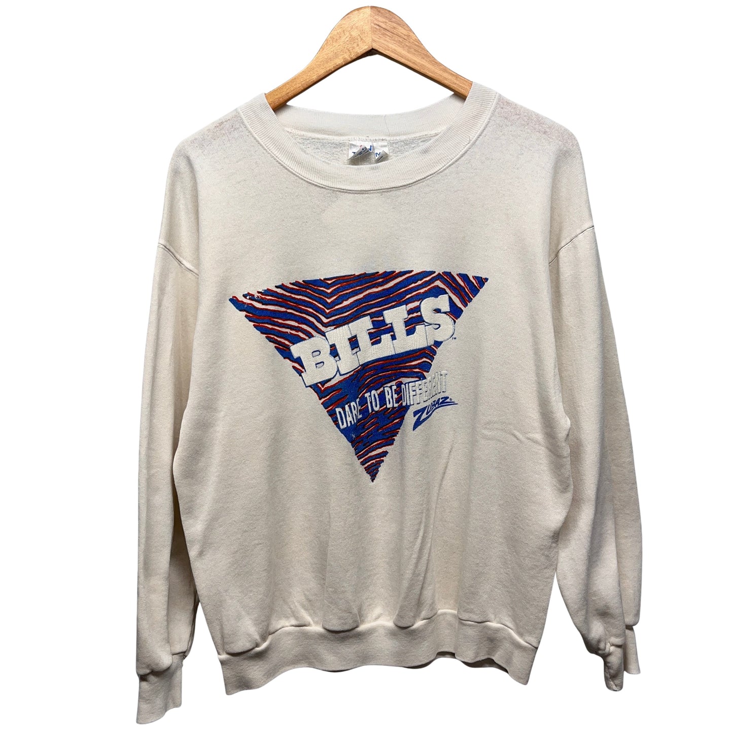 Vintage Buffalo Bills Zubaz Crewneck Sweatshirt Large