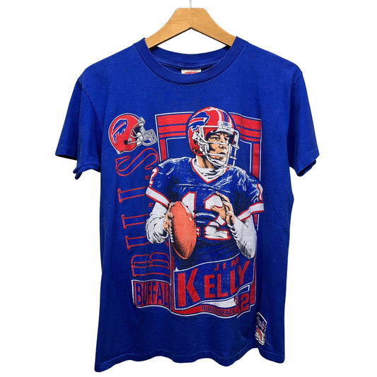 Vintage Buffalo Bills Jim Kelly Character Double Sided Shirt Small