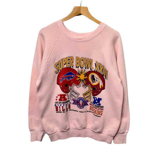 1991 Buffalo Bills Super Bowl Dyed Sweatshirt Medium