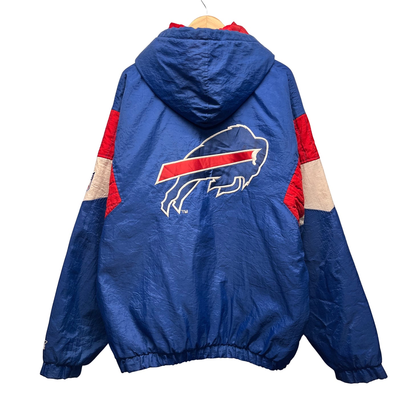 Vintage Buffalo Bills Starter Pullover Puffer Jacket XL