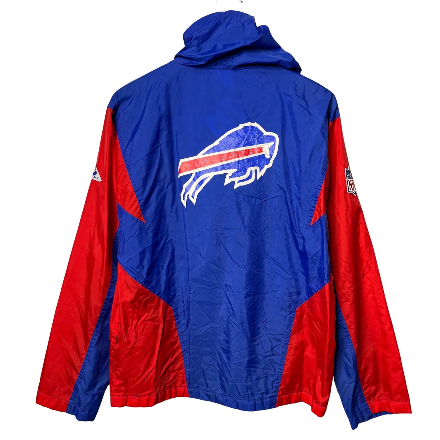 Vintage Buffalo Bills Apex One Lightweight Zip Up Windbreaker Jacket Large