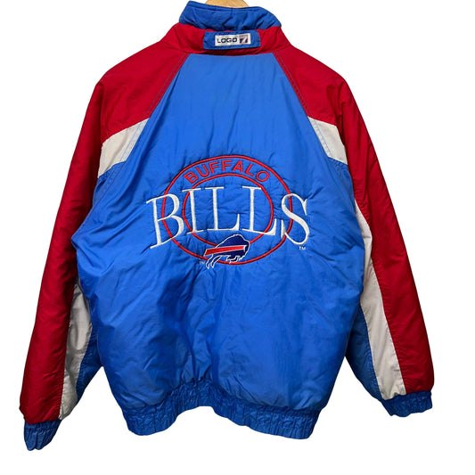 Vintage Buffalo Bills Puffer Jacket Large