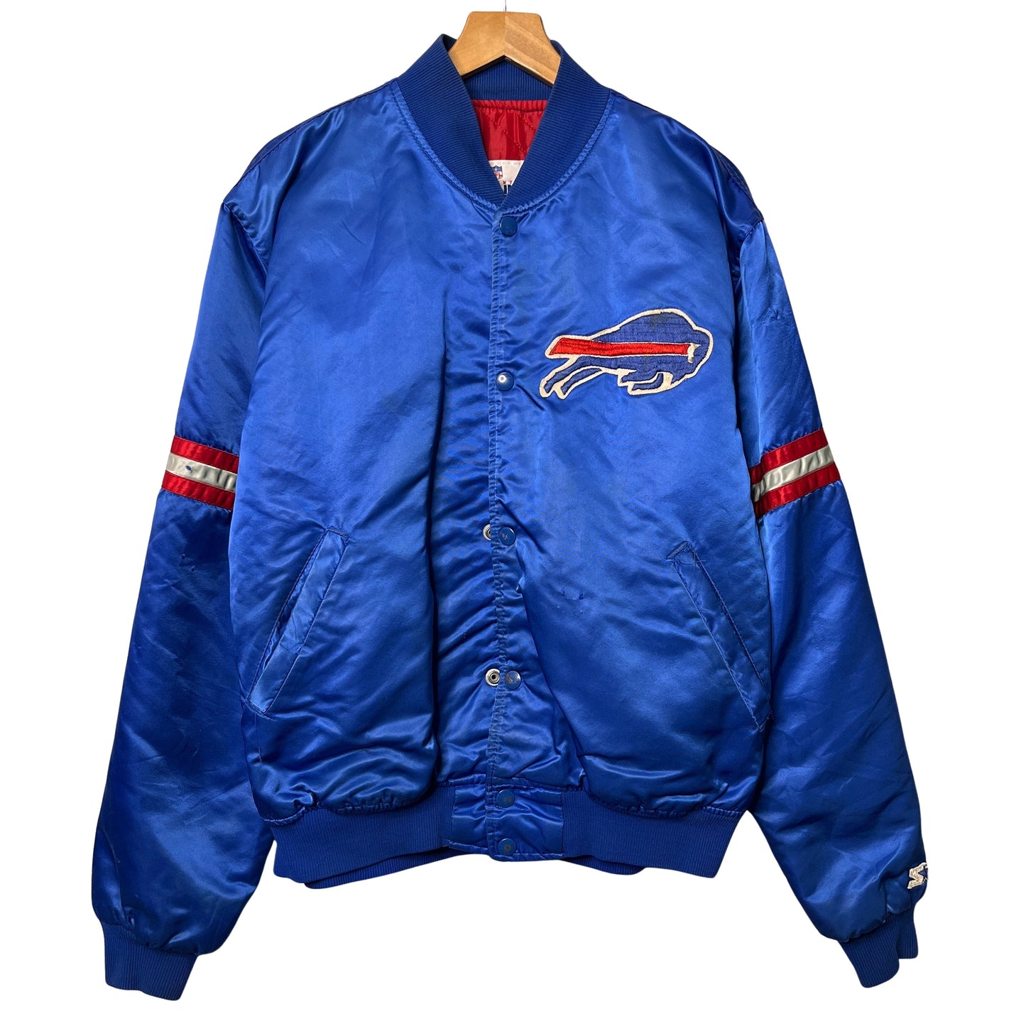 Vintage Buffalo Bills Starter Satin Jacket Large