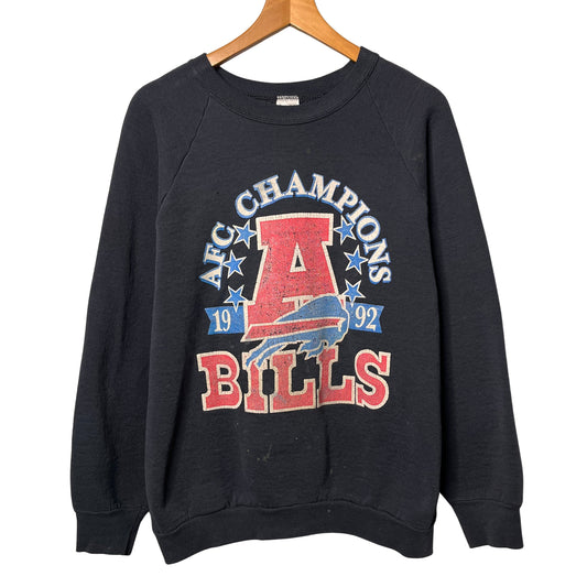 Vintage Buffalo Bills 1992 AFC Champions Crewneck Sweatshirt Large