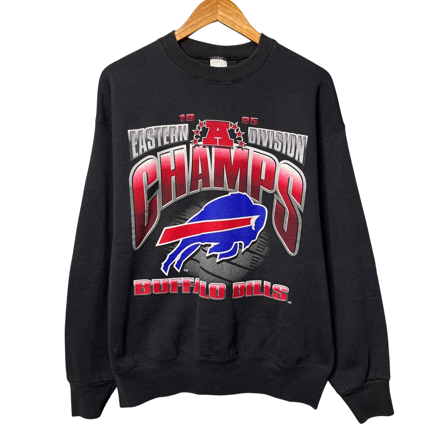 Vintage Buffalo Bills 1995 AFC East Champions Crewneck Sweatshirt XL