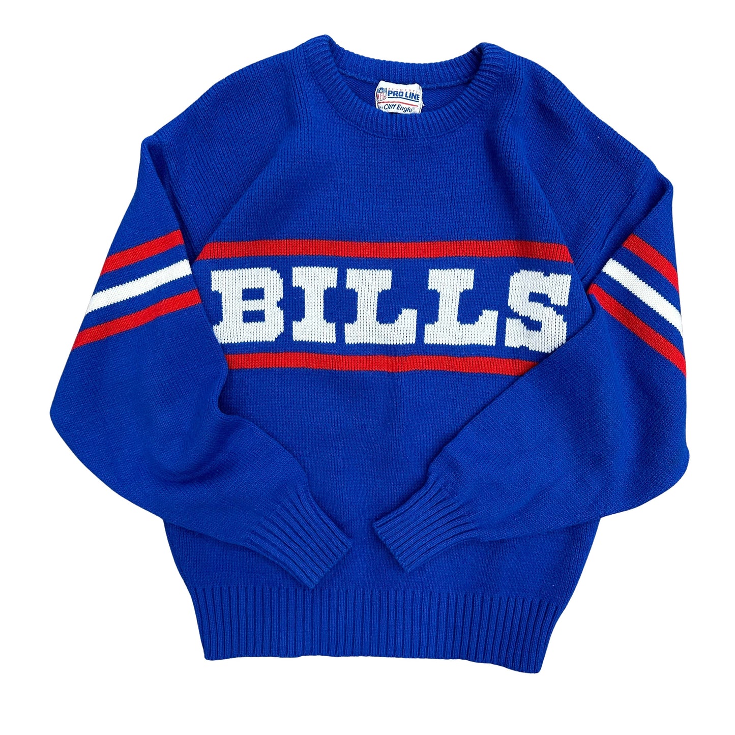 Vintage Buffalo Bills Cliff Engle Sweater Sweatshirt Large