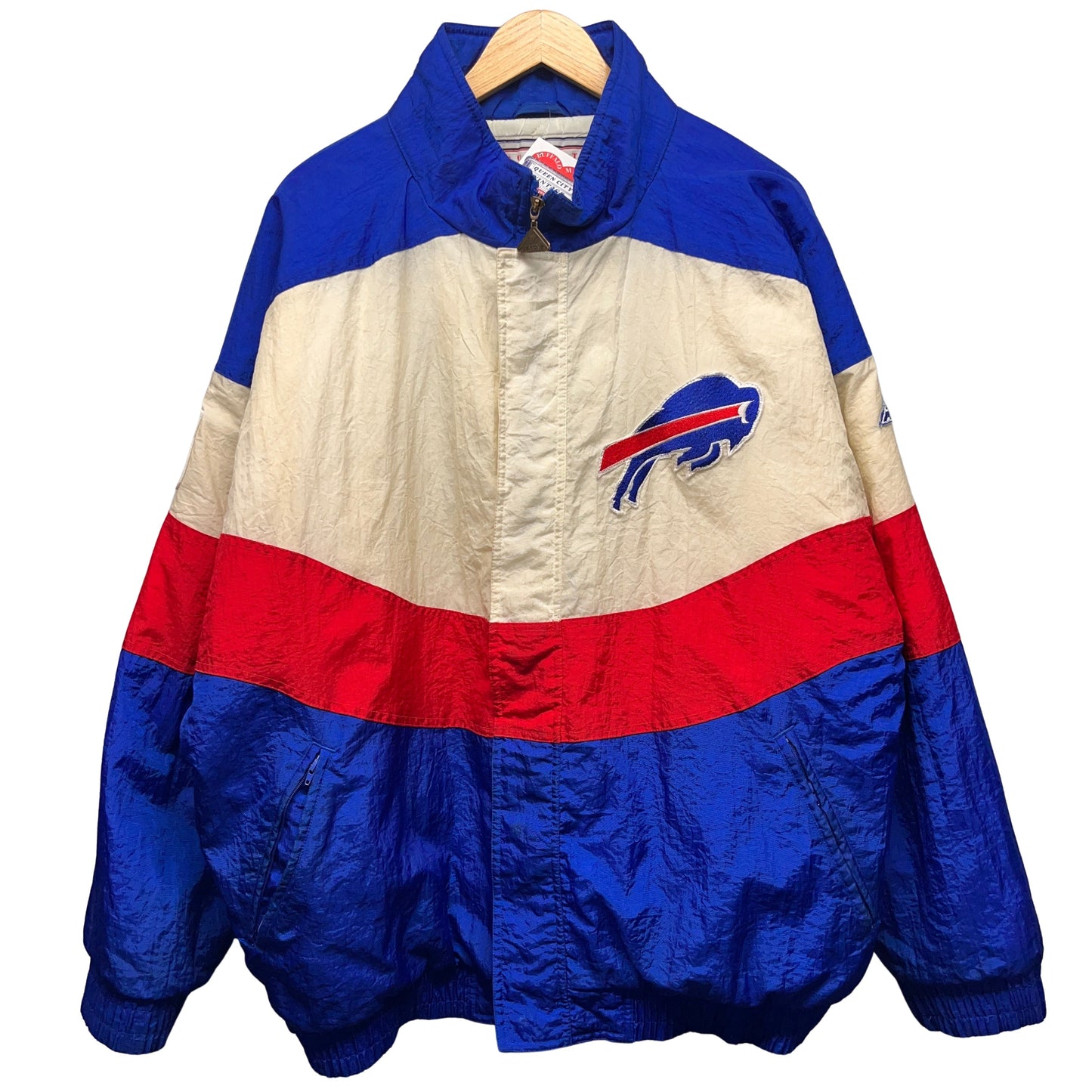 Vintage Buffalo Bills Apex Wave Puffer Jacket XL