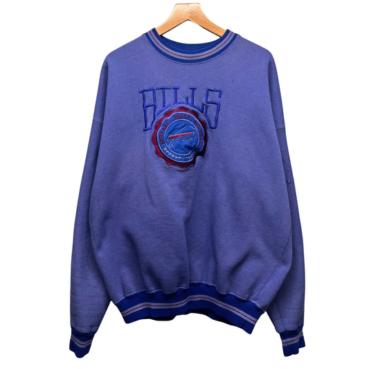 Vintage Buffalo Bills Overdyed Crewneck Sweatshirt XL