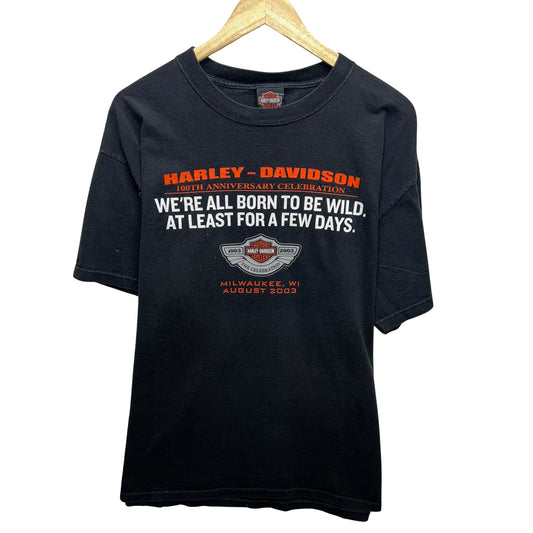 Vintage Harley Davidson 100 Years Milwaukee WI Shirt XL