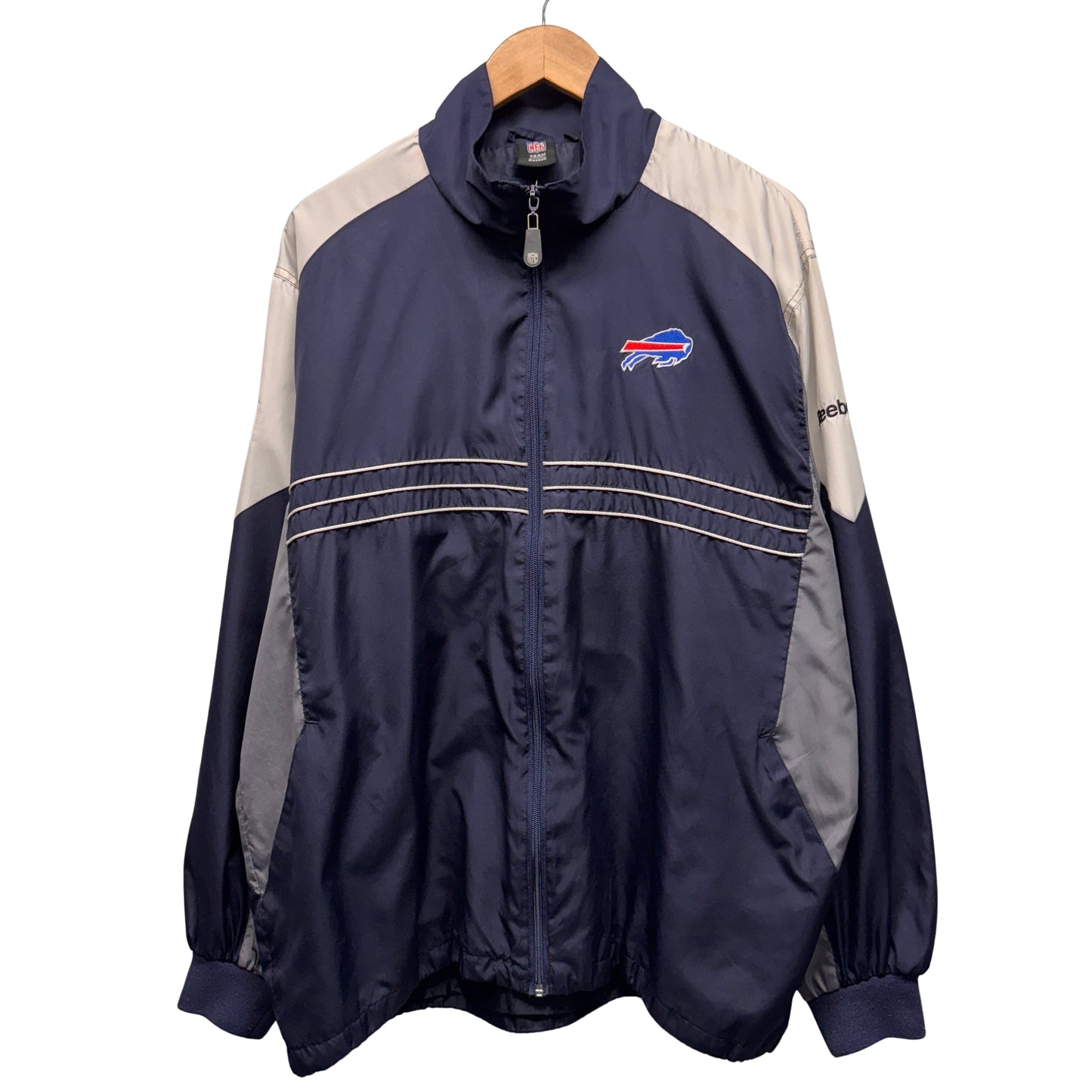 Vintage Buffalo Bills Sports Illustrated Zip Up Windbreaker Jacket XL