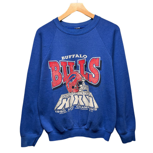 Vintage Buffalo Bills 1991 Super Bowl Crewneck Sweatshirt Medium-Large