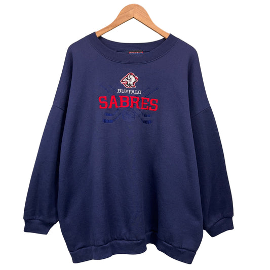 90s Buffalo Sabres Embroidered Crewneck Sweatshirt XL