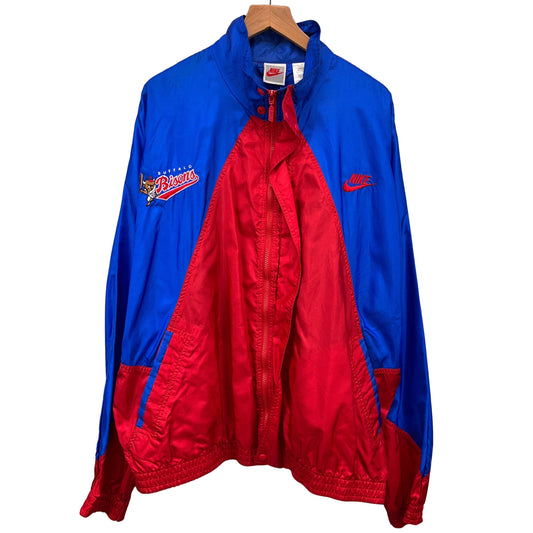 90s Buffalo Bisons Nike Zip Up Windbreaker Jacket XL