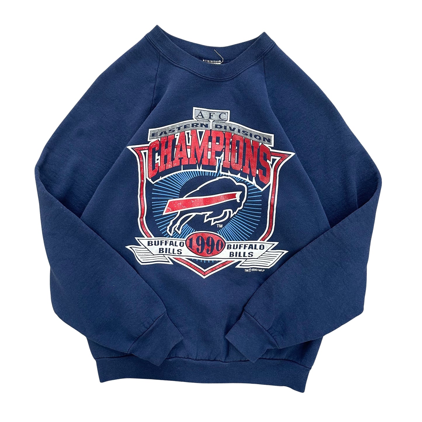 Vintage Buffalo Bills AFC East Champs Crewneck Sweatshirt Large