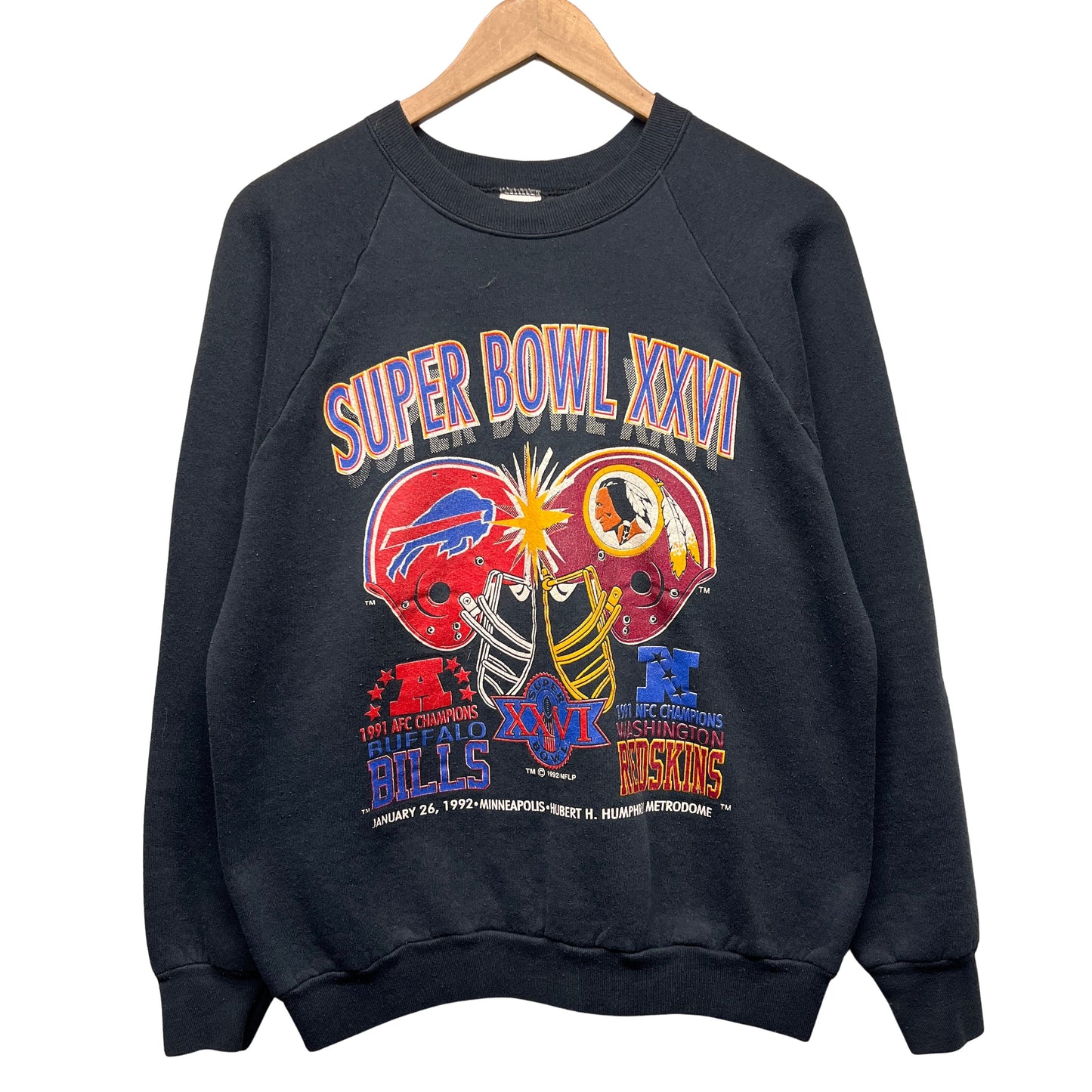 Vintage Buffalo Bills 1992 Super Bowl Crewneck Sweatshirt Large