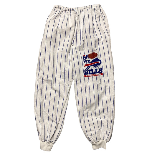 Vintage Buffalo Bills Striped Cotton Jogger Sweatpants XL