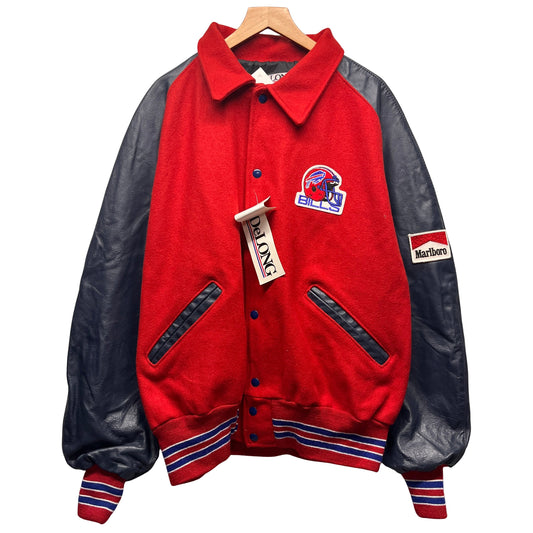 Vintage Buffalo Bills Marlboro Letterman Jacket XL