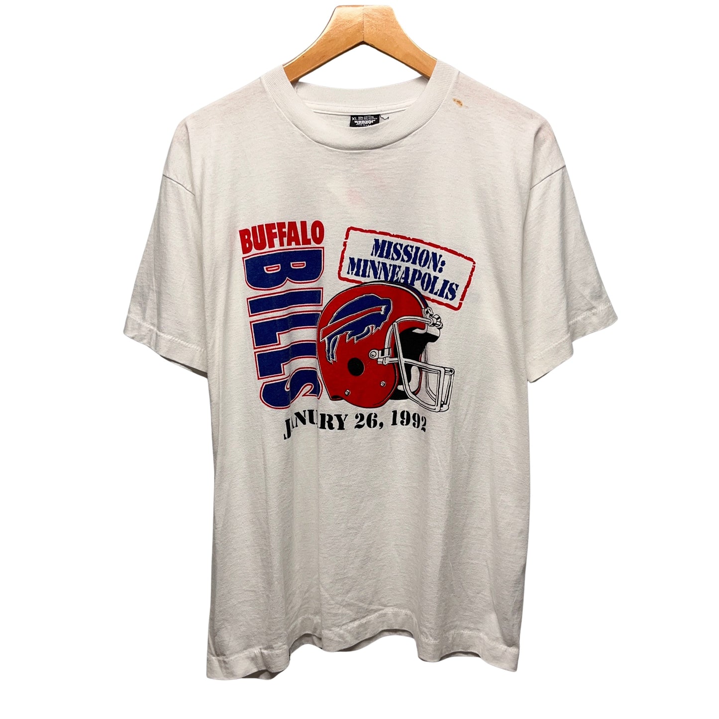 Vintage Buffalo Bills Mission: Minneapolis 1992 Super Bowl Bar Shirt XL