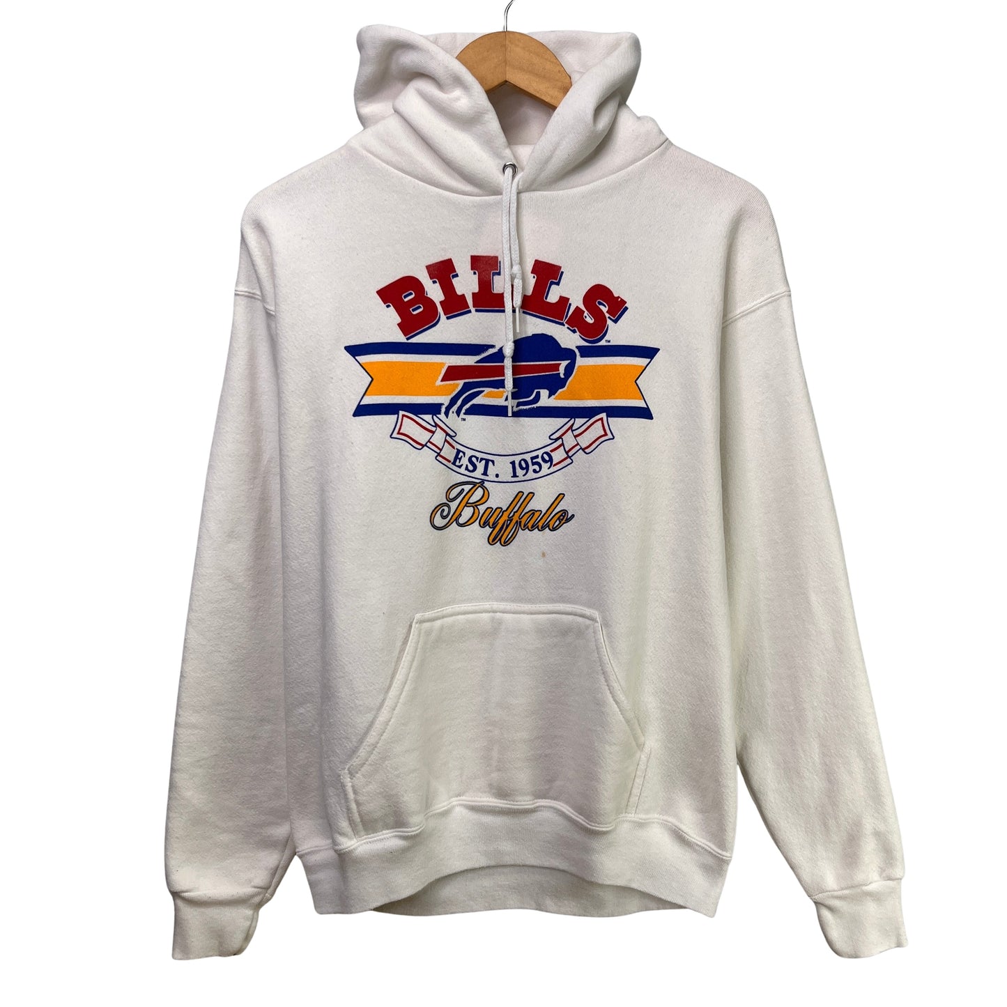 90s Buffalo Bills Hoodie Sweatshirt Medium