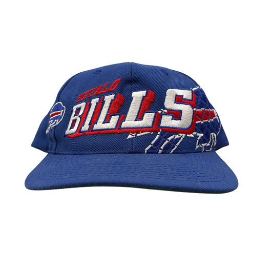 90s Buffalo Bills Sports Specialties Grid Snapback Hat