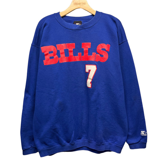 Vintage Buffalo Bills Doug Flutie Crewneck Sweatshirt XL