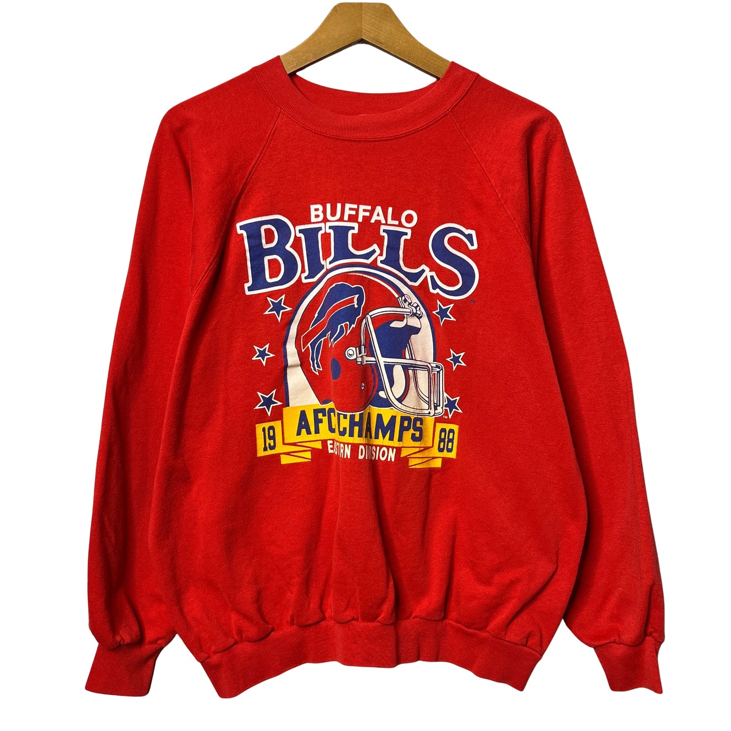 Vintage Buffalo Bills 1988 AFC East Champions Crewneck Sweatshirt Large