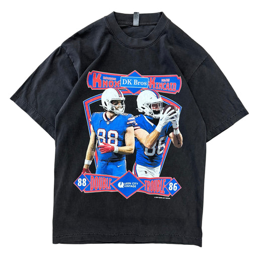 QCV Exclusive Dawson Knox & Dalton Kincaid Double Trouble Bills Tee Shirt