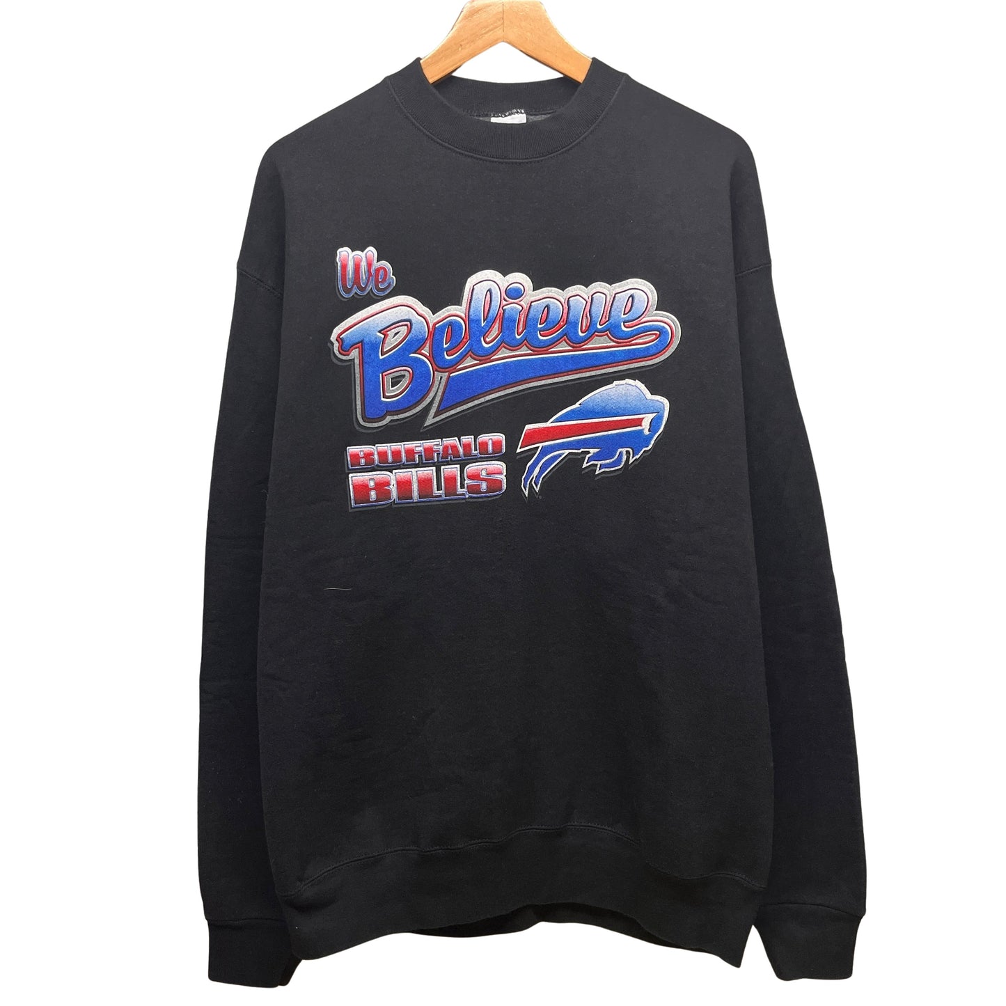 Vintage Buffalo Bills We Believe Crewneck Sweatshirt XL