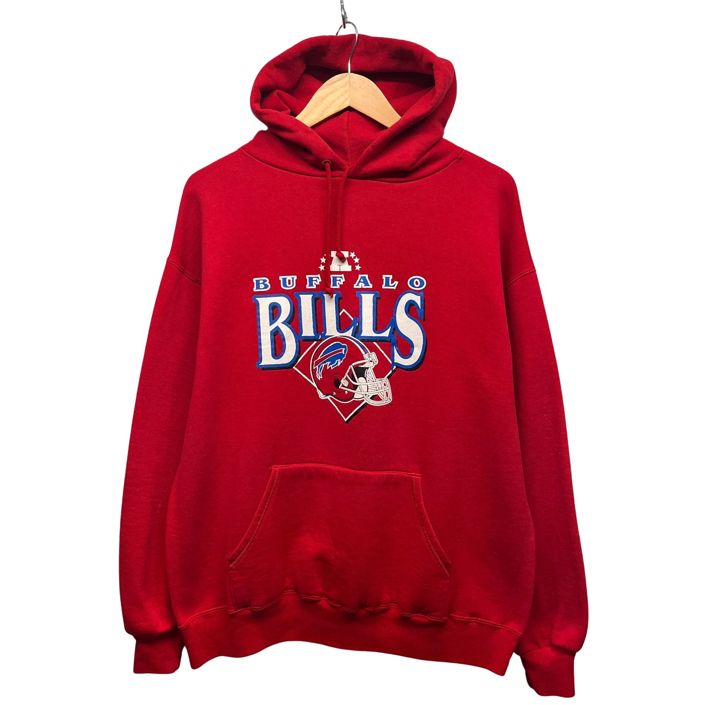 Vintage Buffalo Bills Hoodie Sweatshirt Large