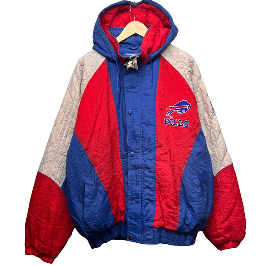 Vintage Buffalo Bills Starter Puffer Jacket XL