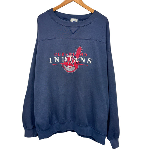 90s Cleveland Indians Crewneck Sweatshirt XL