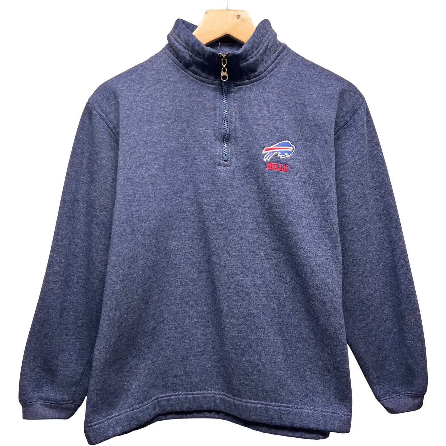 Vintage Buffalo Bills 1/4 Zip Pullover Sweatshirt Small