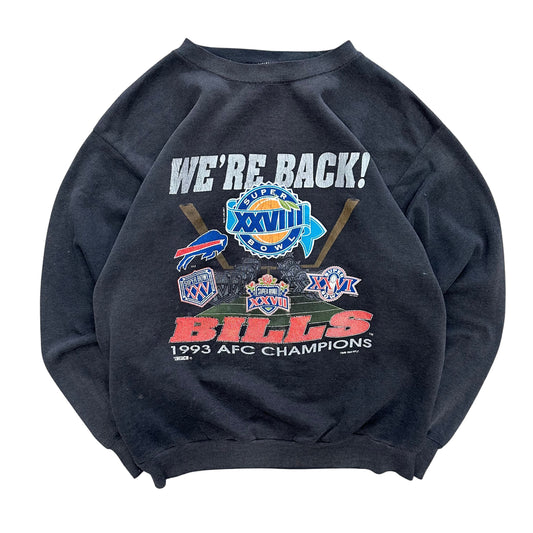 Vintage Buffalo Bills We’re Back Crewneck Sweatshirt Size Large